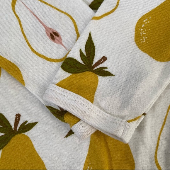 Milkbarn Pear 9-12m Snap Footie - Picture 5 of 5